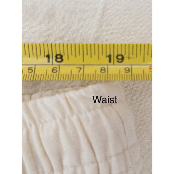 Lakhay's Collection Hemp Cotton Blend Pull On Cargo Shorts Neutral Size Large - Picture 6 of 12